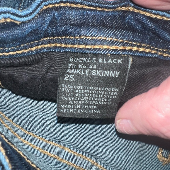 Buckle Black Fit No. 53 Ankle Skinny- Size 25 - Picture 3 of 4